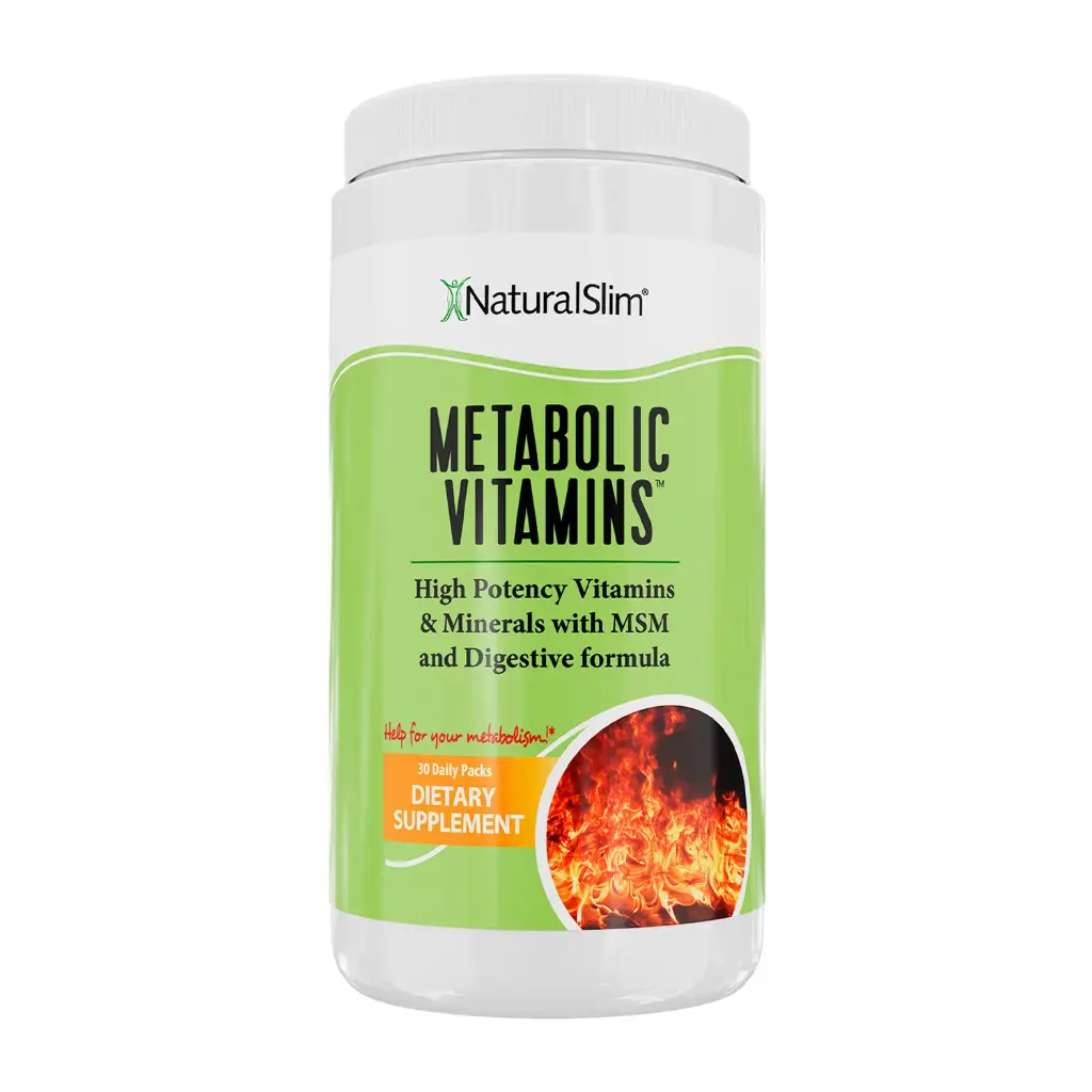Metabolic Vitamins NaturalSlim Apoya el metabolismo diario (1 frasco)