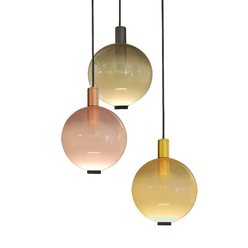 Lámpara colgante moderna ajustable para interiores – diseño elegante (Blanco degradado, Unidad)