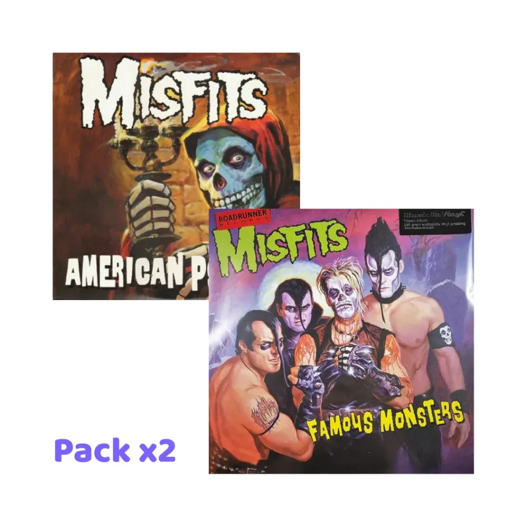 [COLMISPACKPSYFAMNEW] Pack vinilos Misfits — American Psycho + Famous Monsters USA