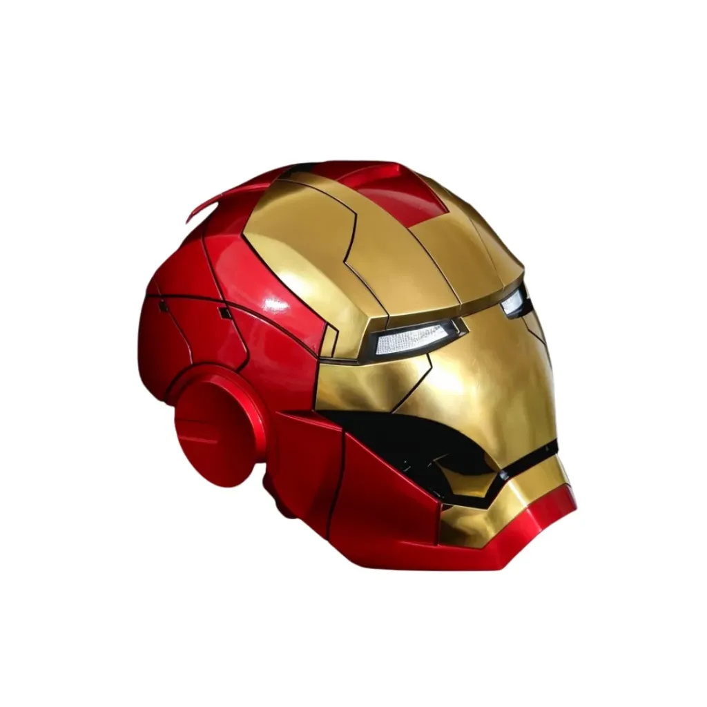 [JUGAUTIRONMANNEWRED] Casco Autoking Iron Man — motocicleta integral, desde USA