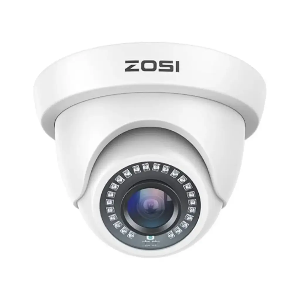 Camara Dome ZOSI 2MP HD 1920TVL Hibrida Exterior Interior (Pack 1 unidad)