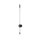Aplique LED Negro 80 cm – Luz Decorativa Moderna 